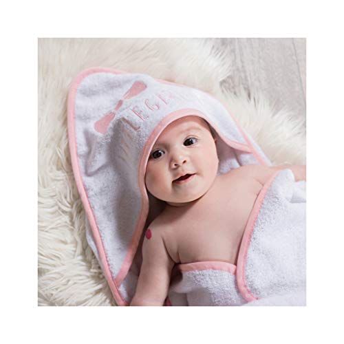 Domiva Set Bademantel + Handschuh, 75 x 75 cm, Rosa Little Girl Cover