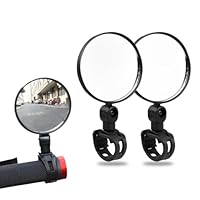 Specchietti Retrovisori Per Bici - 2 Pezzi - Regolabili 360° - Grandangolari - Foto 2