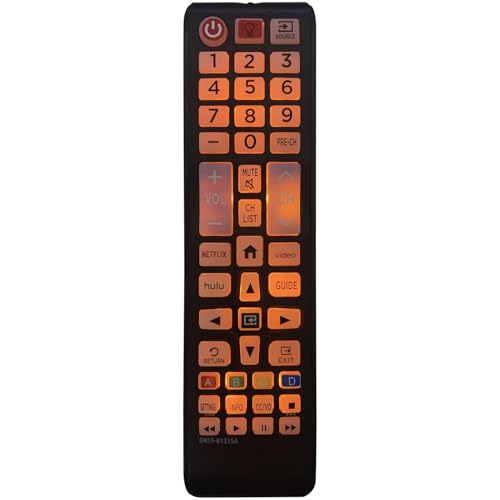 BN59-01315A Universal Backlit Remote Control for Samsung TV Remote Replacement All Samsung Smart TV, LED, LCD, HDTV, 3D, Series TV by Ogilly - Used condition - US$12.02