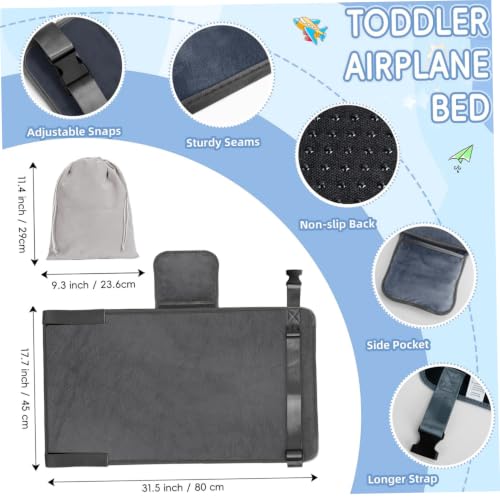 Cama de avión para niños para dormir cómodos en vuelos largos 5
