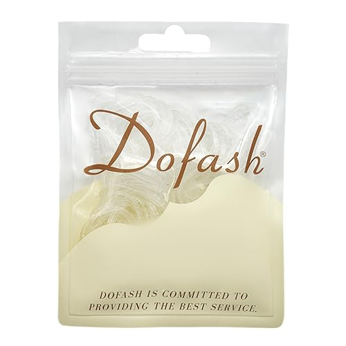 Dofash 2 * 75MM Polybands Hair Elastics Elastic Hair Ties Rubber Bands for Hair Elastic Hair Bands Hair Rubber Bands for Women's Hair