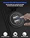 【Upgraded Version】Car Charger with Switch, SunnyTrip Waterproof Dual USB Charger Socket Power Outlet Adapter 12V/24V 22W 2.1A & 2.1A（4.2A) for Car, Marine, Boat, Motorcycle, Truck, Golf Cart Mobile