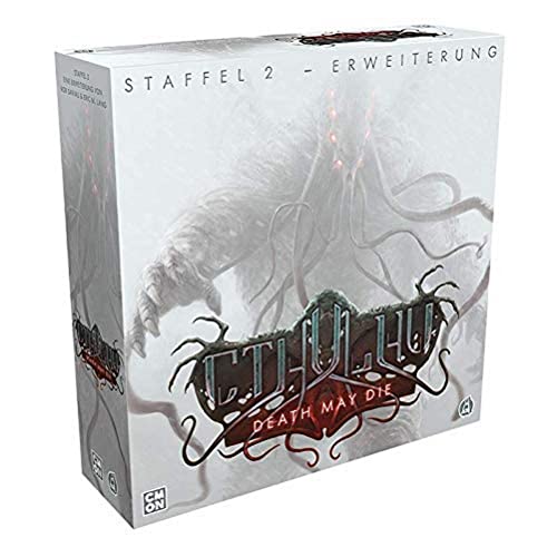 CMON Cthulhu: Death May Die Staffel 2 Erweiterung Expertenspiel Dungeon Crawler 1-5 Spieler Ab 12+ Jahren 90+ Minuten Deutsch Mehrfarbig Bunt