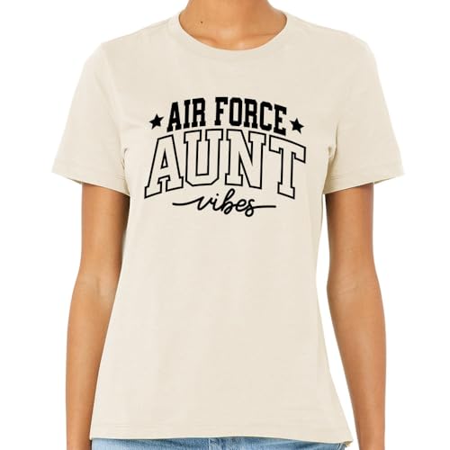 TeesAndTankYou Air Force Aunt Shirt Unisex2