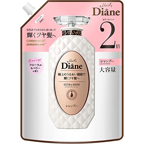 Diane Large Capacity Shampoo Shiny Hair; Floral & Berry Scent Perfect Beauty Extra Shine Refill 23.0 fl oz (660 ml)