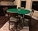 Playezze Felt Poker Table Cover for 36, 48, 60, or 72 Round Table Made to Order in USA (Green) 48 inch Round