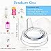 Sippy Spout Nipples Compatible with Philips Avent Natural Bottles, My Grippy Spout and Natural Trainer Sippy Cup, Soft Clear Food Grade Silicone Replacement Spouts, Leak-Proof, BPA Free, 6 Count