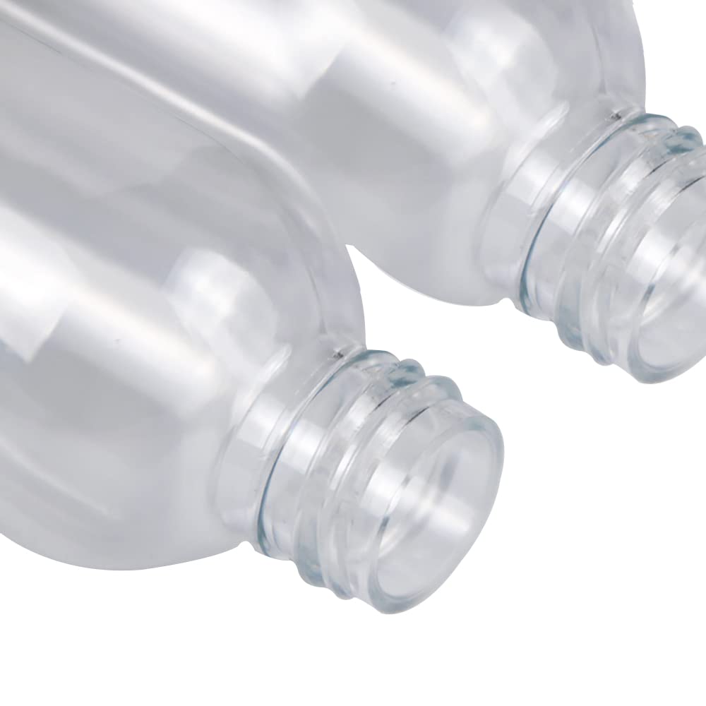 Lot de 30 bouteilles en plastique à goulot pointu de 100 ml avec bouchon à visser pour travaux manuels, cuisine, maison