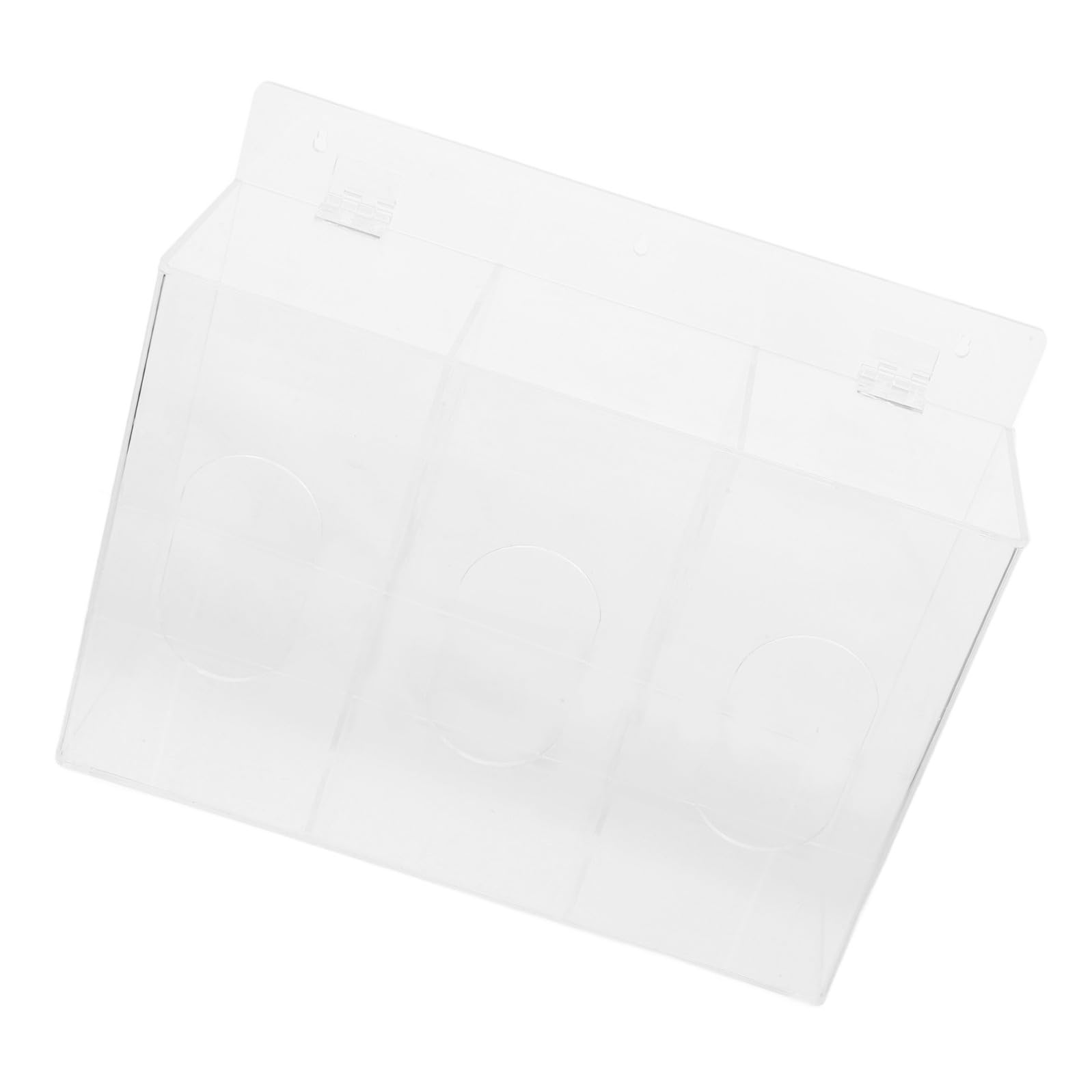 Alipis Dispenser Organizer in Parete Scomparti 3 e Acrilico da Guanti Porta Salvaspazio e Compatto Mascherine per Laboratorio