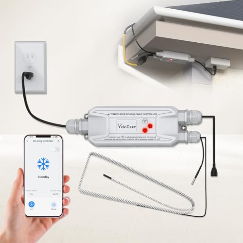 WiFi-110V120V-Smart-Roof-DeIcing-Cable-Temperature-Controller-Water-Activated-Trigger-Waterproof-Detection-Probe-Auto-On-38-Off-46-Gutter-Ice-Dam-Prevention