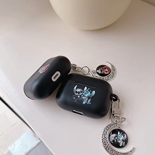 Aripod Pro Frosted Case, Airpod Pro Case Cover Compatiable With Airpod Pro,Full Protective Durable Shockproof Drop Proof With Keychain (Pro Skull Rabbit) #TOP6