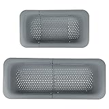 [Material Excelente] La bandeja del filtro del fregadero está hecha de material PP de alta calidad, que es saludable y respetuoso con el medio ambiente, no tóxico, insípido, sin BPA, resistente y duradero.
