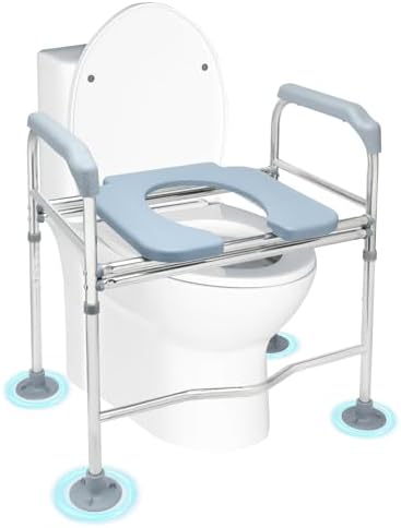 Amazon.com: Toilet Seat Riser for Seniors,Raised Toilet Seat with ...