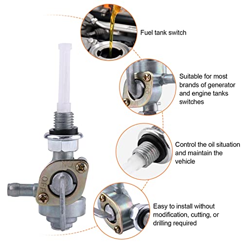 2 Rubinetti Serbatoio Benzina M10 X 1,5mm - Per Generatori E Motori Da 5,5HP A 16HP - Foto 9