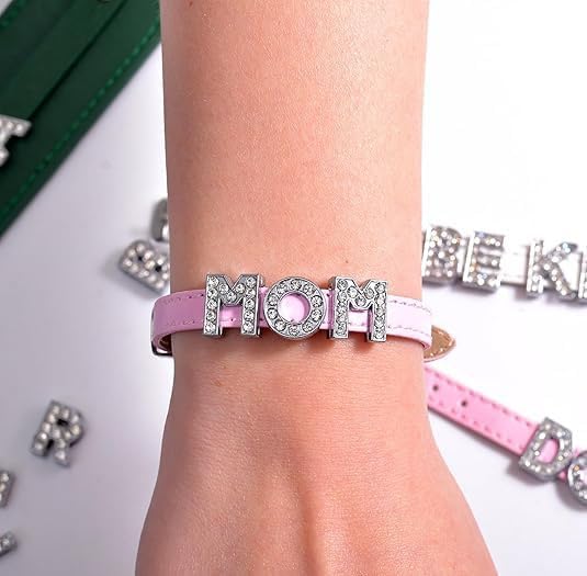 Rhinestones Letter Charms - Image 7