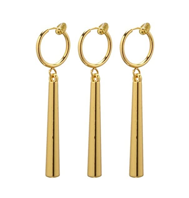 KENMA One Piece Roronoa Zoro Earring Golden Cosplay Ear Accessory For Anime Character