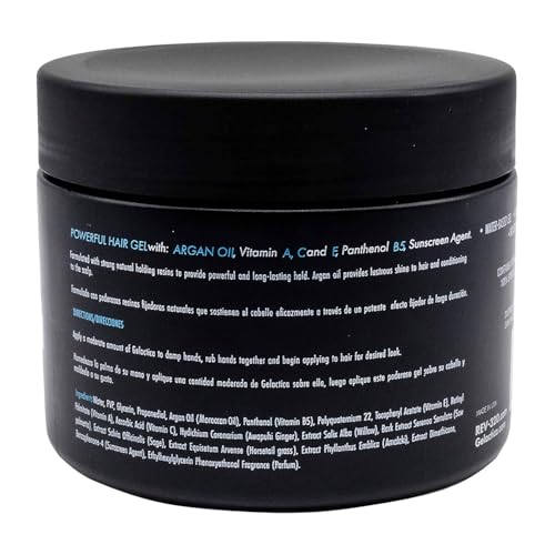 Rev320 Hair Gel for Men – Alcohol-Free, Strong Hold Styling