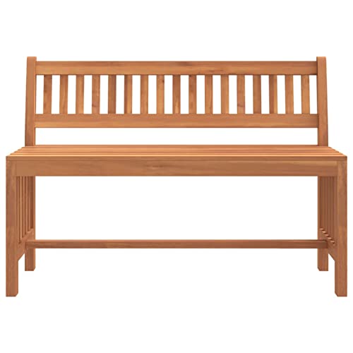 Banc de jardin d'extérieur résistant aux intempéries en bois - 5