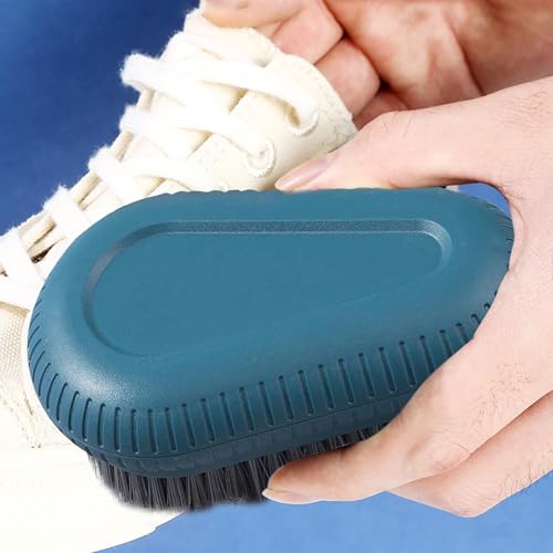 NIYATA 2Pcs Cleaning Brush Soft,Cleaning Multi Purpose Scrubbing Soft,Laundry Cleaning Brush,Shoe Brush with Handle,Laundry Scrub Brush for Home,Clothes,Shoes - Image 5
