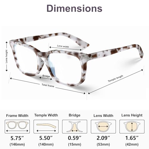 Image of VISOONE Blue Light Blocking Glasses Square with Anti Computer Glare for Gaming Women and Men MONTANA