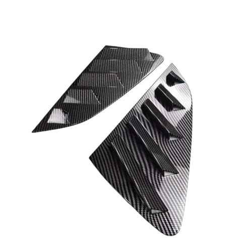 Spoiler Auto Per VW Per Polo Mk6 Per GTI Per TGI Per TSI 2017-2023 Copertura Per Lunotto Posteriore Rivestimento Per Triangolo Posteriore, Spoiler Per Carrozzeria Spoiler Posteriore(Carbon Look)