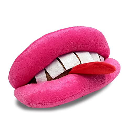 Ancol Dog Toy Dog Lips Hundespielzeug mit Quietscher Cover