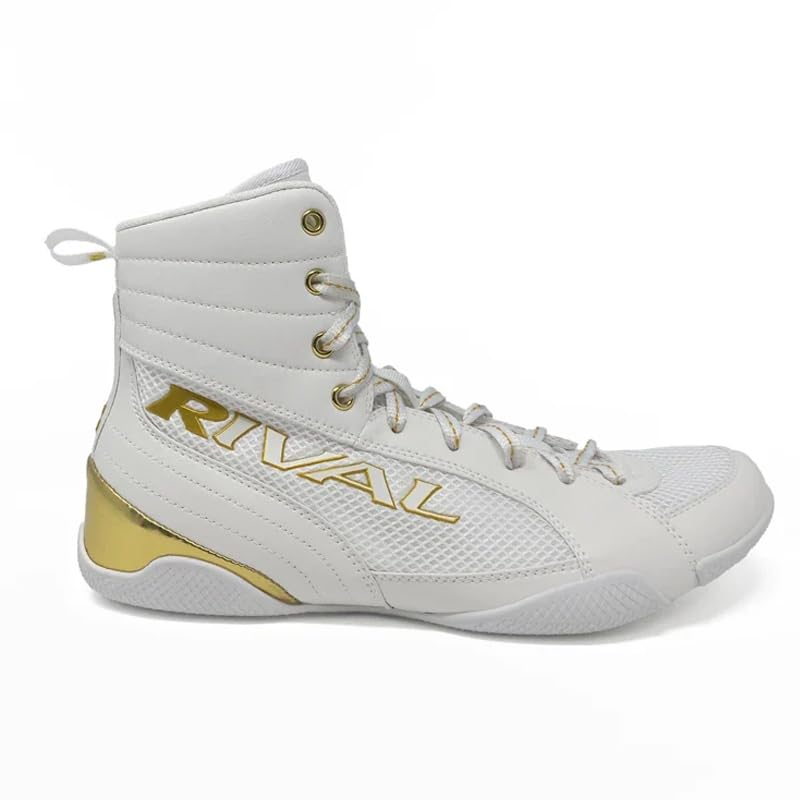 RIVAL Boxing RSX-Guerrero Deluxe Mid-Top Boxing Shoes with Improved Inner Fitting