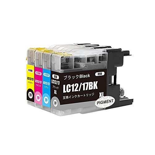 LC12 LC17 顔料 4色セット (LC12/17BK顔料×1 LC12/1