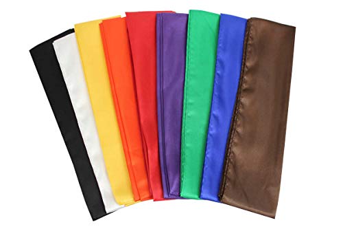 S.B.J - Sportland Schärpe aus Satin, Farbe grün