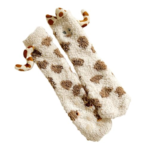 Middle Calf Socks for Kids Soft & Warm Socks Comfortable Wear for Ages 3 to 12 Suitable for Fall & Winter