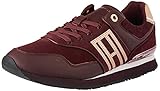 tenis tommy hilfiger blancos mujer Cuero: no aplicable Tommy Hilfiger Casual Material Mix City Runner, Zapatillas Mujer, Deep Burgundy, 39 EU