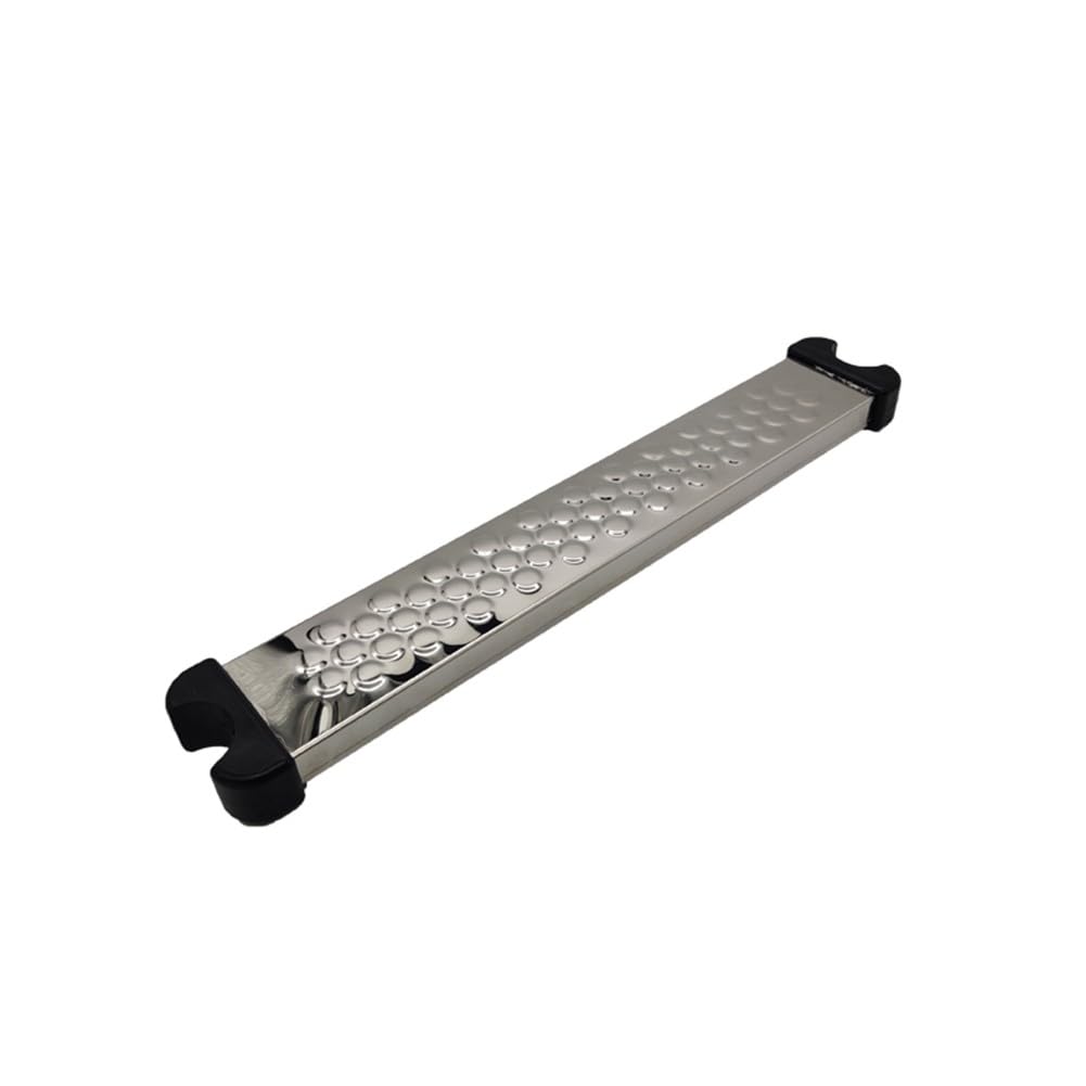 Escalera de piscina de acero inoxidable de 50,5 cm, escalón de repuesto, fijación fuerte, seguro para caminar para piscinas sobre el suelo