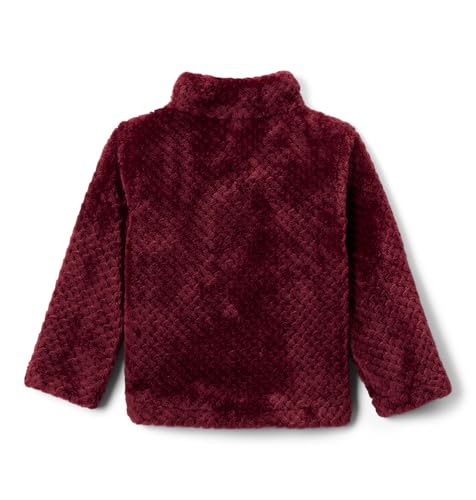 Columbia Youth Fire Side Sherpa Full Zip Fleece Jacket, Rich Wine, 4T2