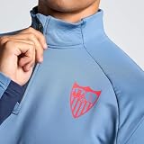 Sevilla FC Sudadera Celeste Media Cremallera Entrenamiento Adulto 24/25 Blue S