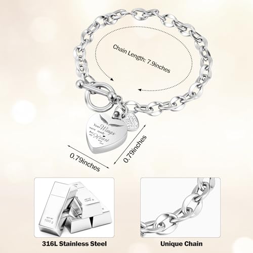 Urn Bracelet for Ashes Stainless Steel Locket Bracelet for ashes OT Buckle Cremation Jewelry for Ashes Memorial Gift3