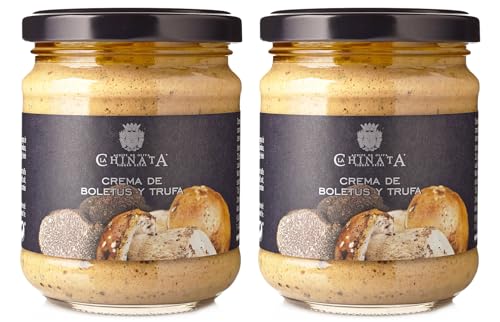 La chinata paté de Boletus y trufas – patè de trüffeln y piedra hongos con aceite de oliva, 2 unidades (2 x 180 g)