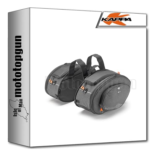 Sacoches Kappa AH207 résolvez le manque de place sur votre moto de 16-25L