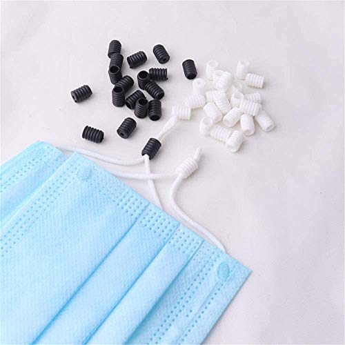 image for IAMUQ 500 PCS Cord Locks Silicone PVC Toggles for Drawstrings, Adjusta