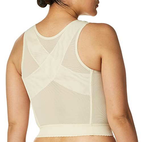 Carnival Women's Front Closure Longline Posture Support Bra, Champagne, 38D #TOP3