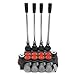 Mophorn 4 Spool Hydraulic Directional Control Valve 11GPM Hydraulic Control Valve double acting Hydraulic Valve for Tractors Loaders Tanks