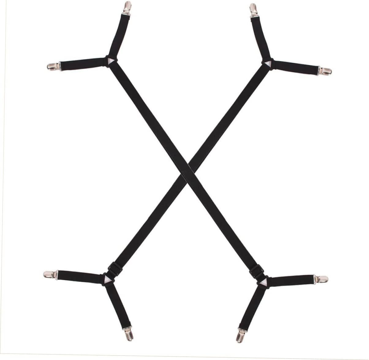 4pcs Bed Sheet Clips Elastic Fasteners Bedspread Grippers for Sofa Covers Mattress Cover Holders Easy to Install Suitable for Home Use
