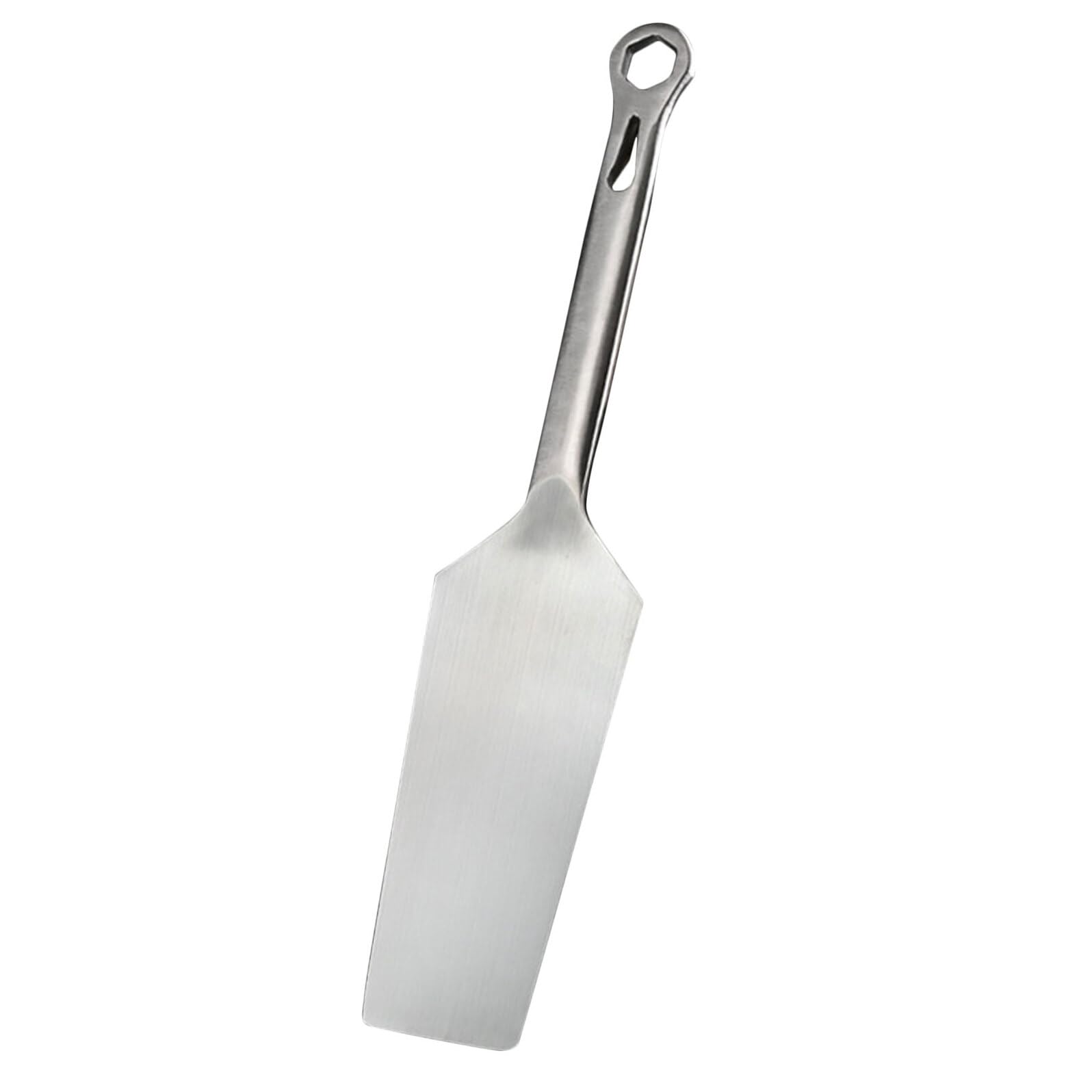 Gatuida Cazzuola per Muratura in Acciaio Inox Bifacciale Impugnatura Ergonomica Utensile Multiuso per Intonaco Malta e Piastrelle Strumento Manuale Resistente per Lavori di Finitura e