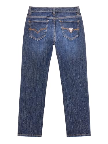 GUESS Boys' Eco Stretch Straight Denim with Destruction2