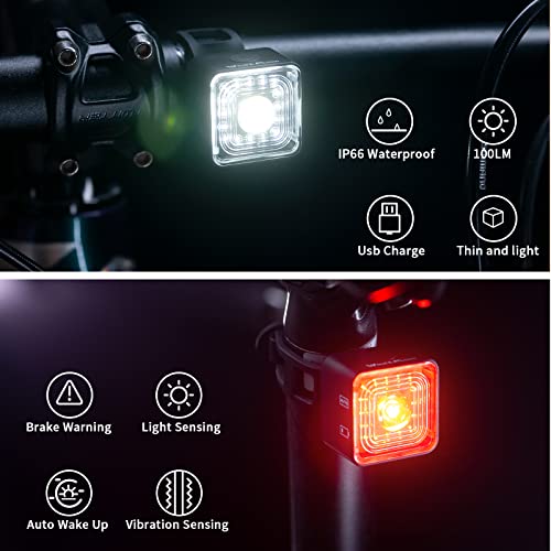 Lumiere-Velo-Feux-Avant-et-arriere-Rechargeables-par-USB-avec-5-Modes-declairage-IP66-etanche-feu-de-freinage-120LM-Distance-davertissement-de-2000-m-Ensemble-de-Feux-de-velo