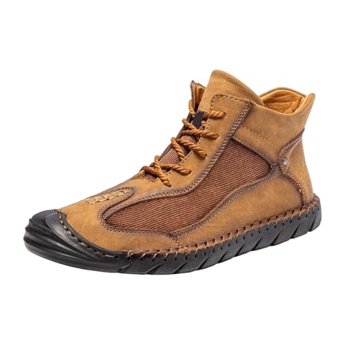 Botines retro para hombre para caminar sin cansancio gracias a su puntera de mocasín
