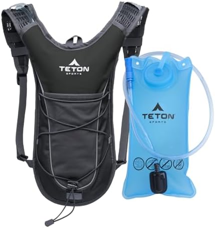 Teton Trailrunner Hydration Backpacks– Hydration Backpack for Hiking, Running, Cycling, Biking, 2L Hydration Bladder Included