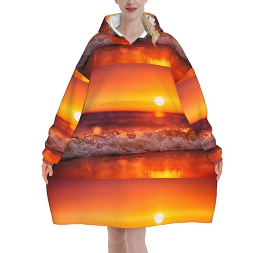 Sweat couverture flanelle vagues pour vos soirées cocooning devant la télé