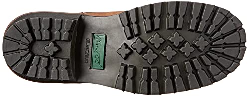 Ad Tec Men's 9" Certified Super Logger Work Boots Waterproof Crazy Horse Leather, Brown - Broad Steel Toe, Electrical Hazard Sole by Ad Tec - Used condition - Image 5