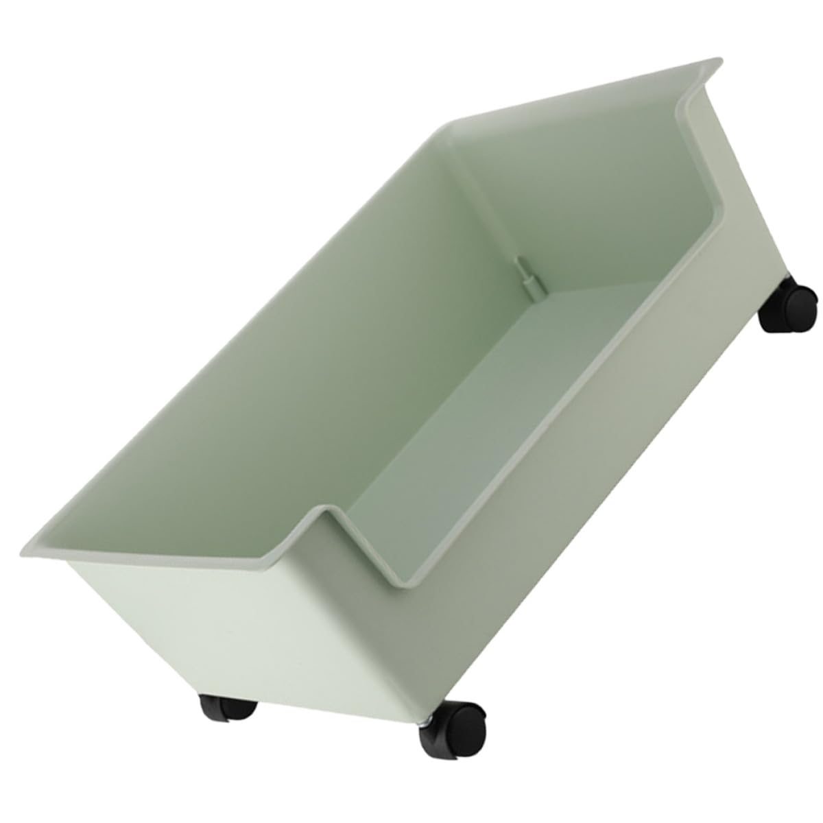 Boîte de rangement à roulettes pour désencombrer un petit bureau