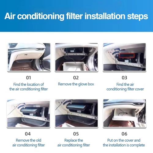 Filtro antipolen de carbón activado para Chevrolet Equinox 2024-2025 4